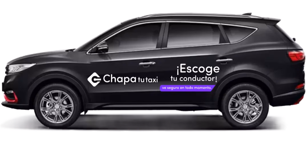 Carro con vinil Chapa tu taxi 2025